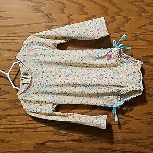 Ruffle Butts Long Sleeve Swim Wear 3T